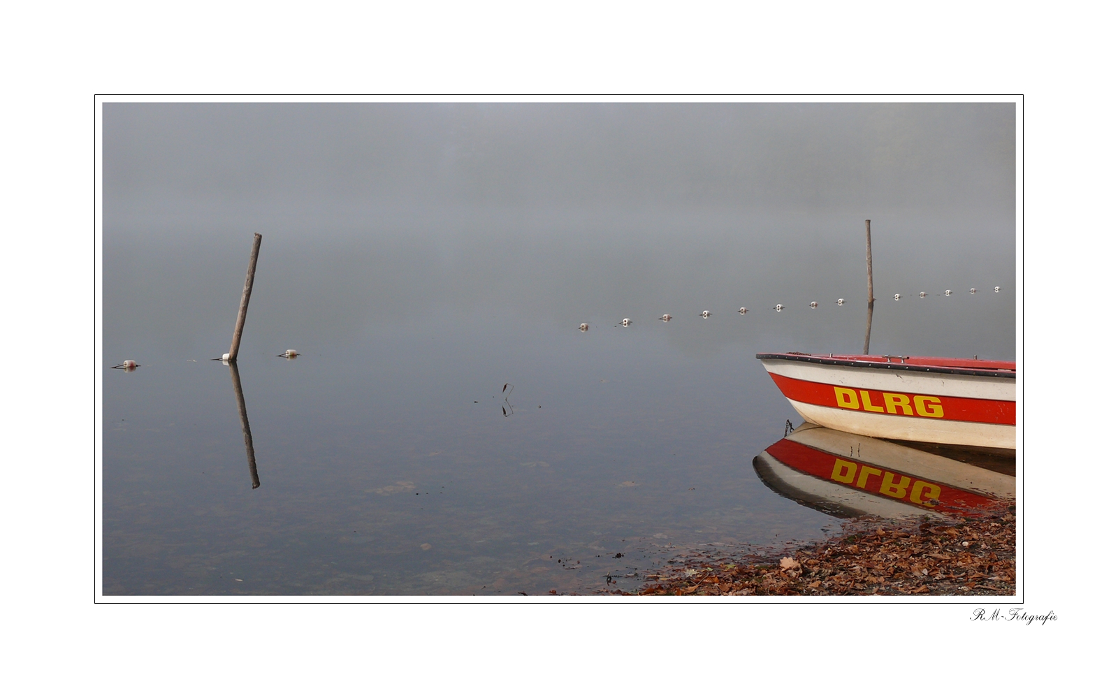 Boot im Nebel, im ...