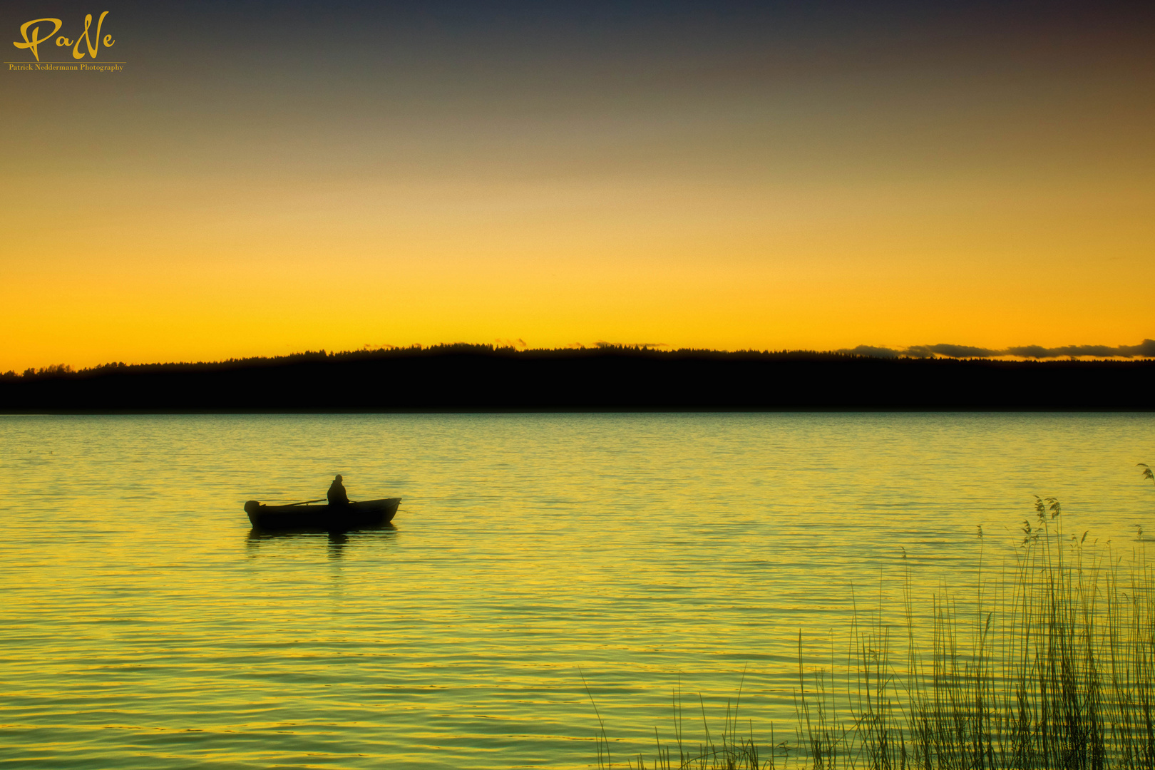 Boot im Sonnenuntergang 1