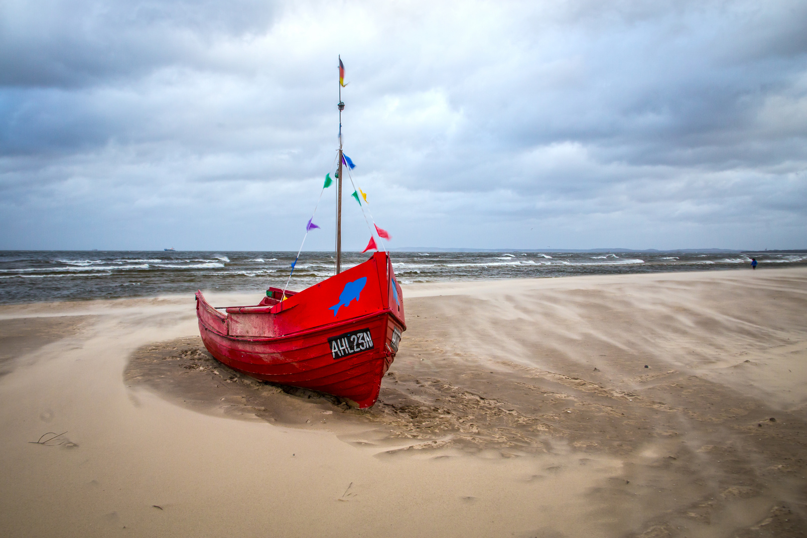 Boot im Sturm