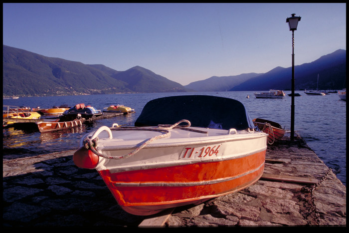 Boot in Ascona