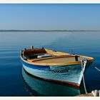Boot in blauer Adria