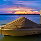 Boot in der Abendstimmung,Boat in the evening mood