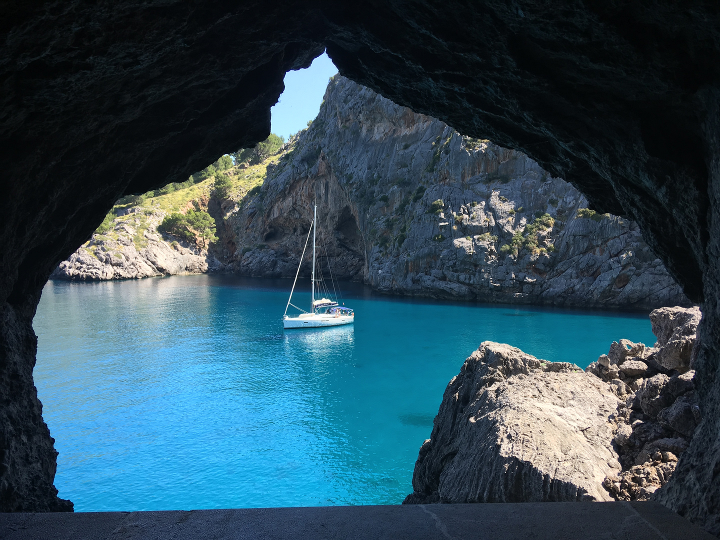 Boot in Sa Calobra