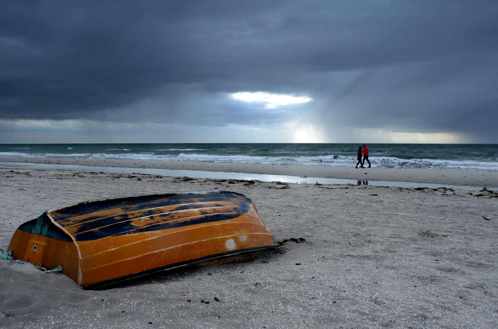 Boot orange Hartmut Ewert