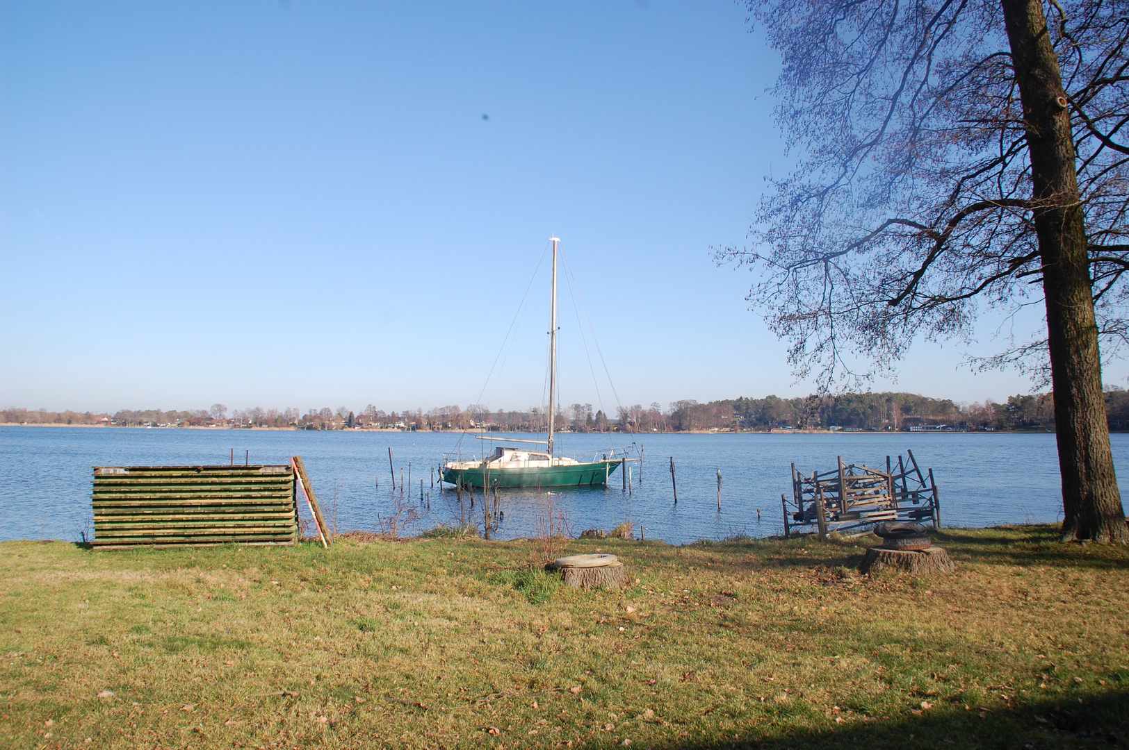 Boot     Schwielochsee    Goyatz Spreewald   