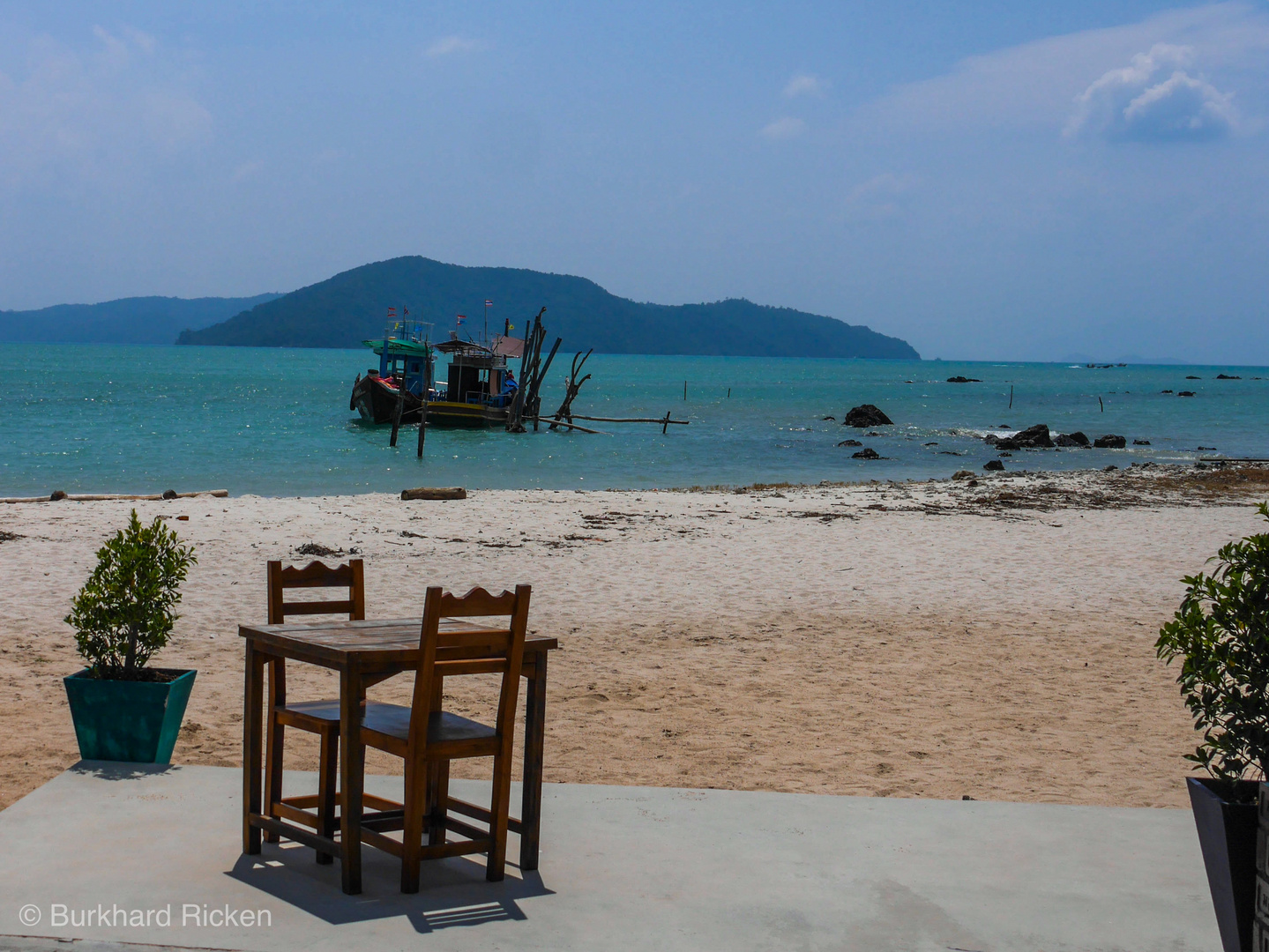 Boot und Strand