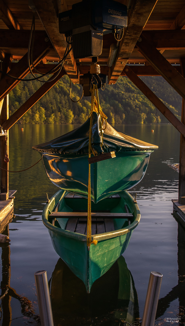 Boot zur goldenen Stunde