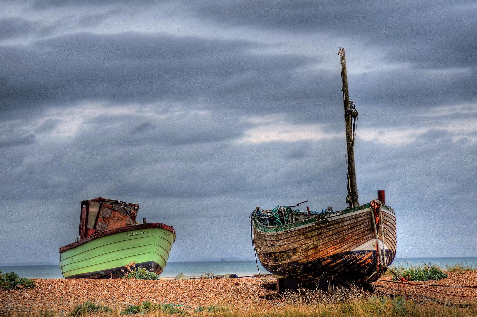 Boota am Strand / Dungenes Graftschaft Kent