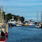 Boote "Am Alten Strom" gestaffelt