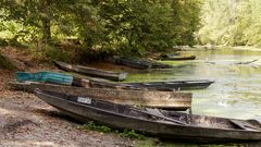 Boote am Altrhein / Daxlanden