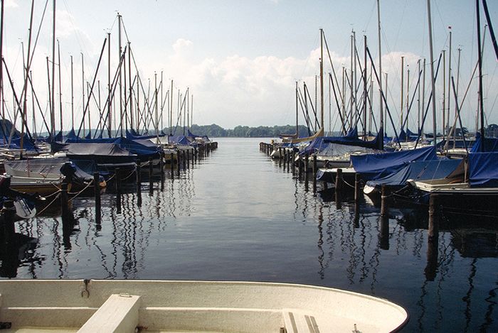 Boote am Chiemsee