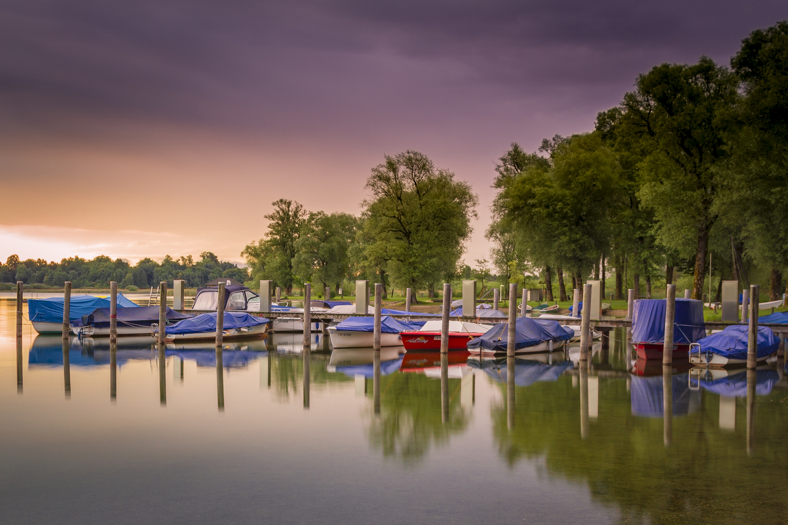 Boote am Chiemsee