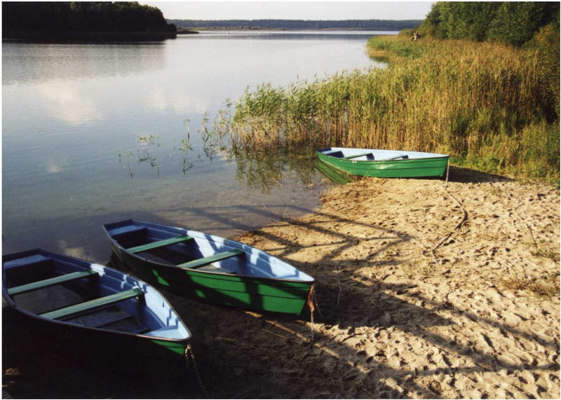 Boote am Drewitzer See