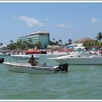 Boote am Fort Myers Beach