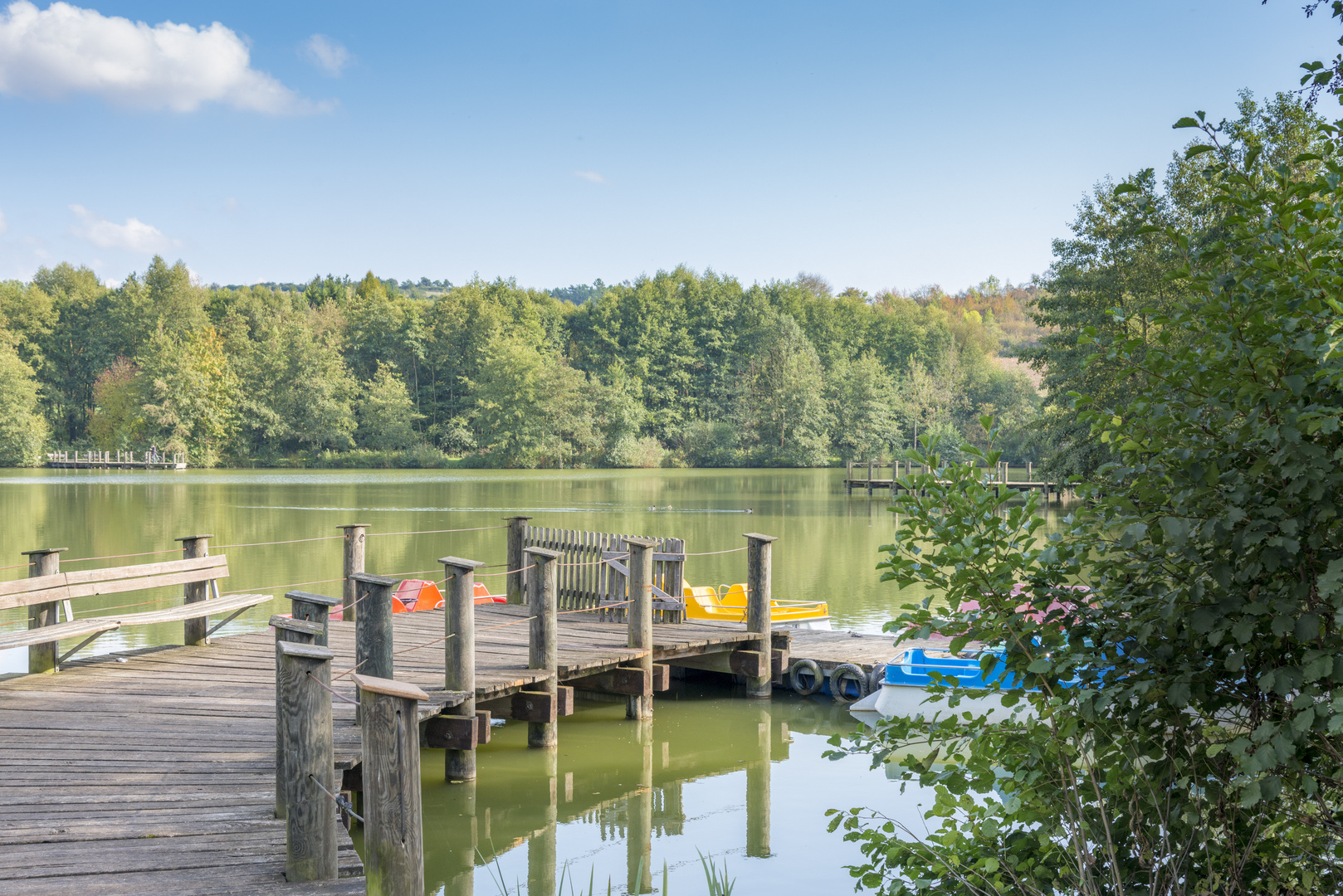 Boote am Haselsee