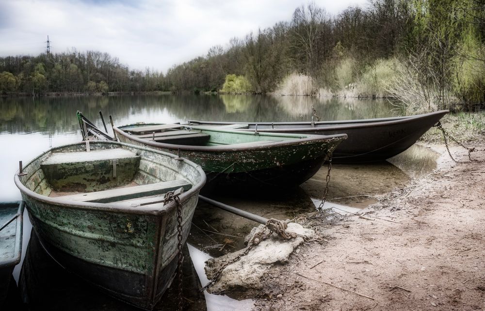 Boote am Höhenfelder See