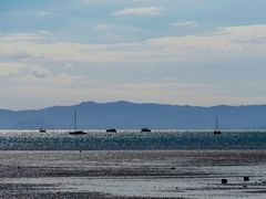 Boote am Horizont - Neuseeland