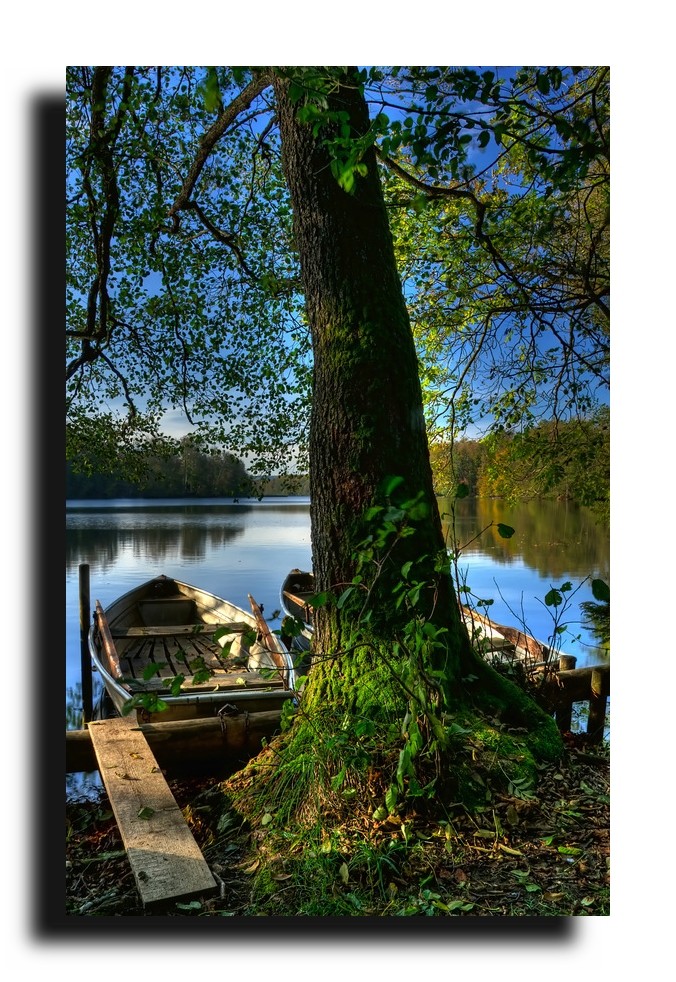 Boote am Langbürgner See II