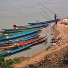 Boote am Mekong