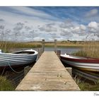 Boote am Ringkøbing Fjord