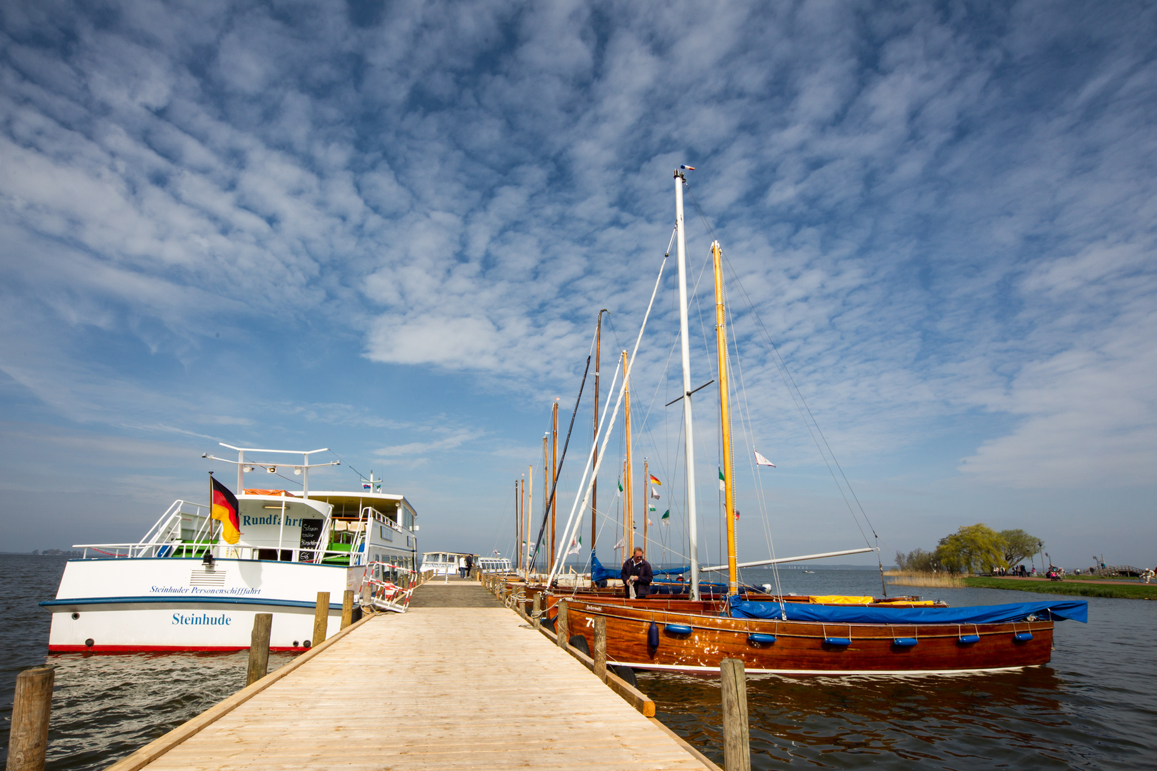 Boote am Steeg