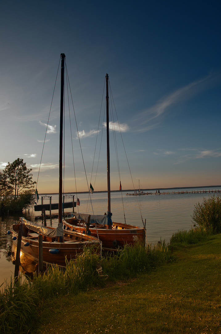 Boote am Steinhuder Meer