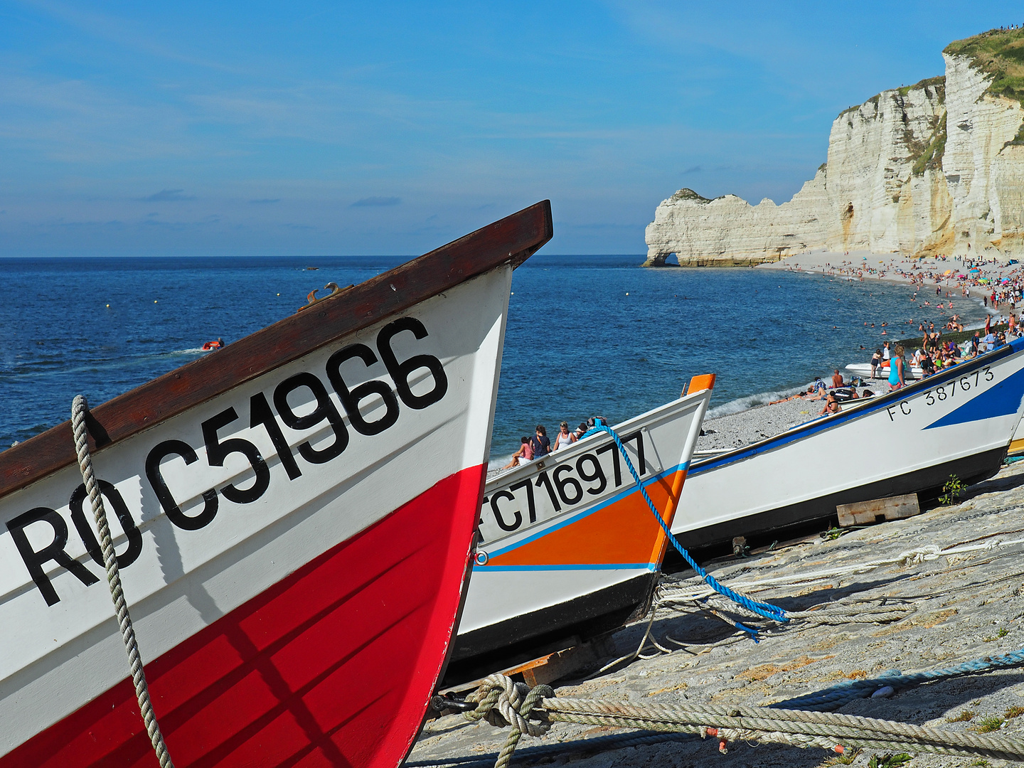 Boote am Strand