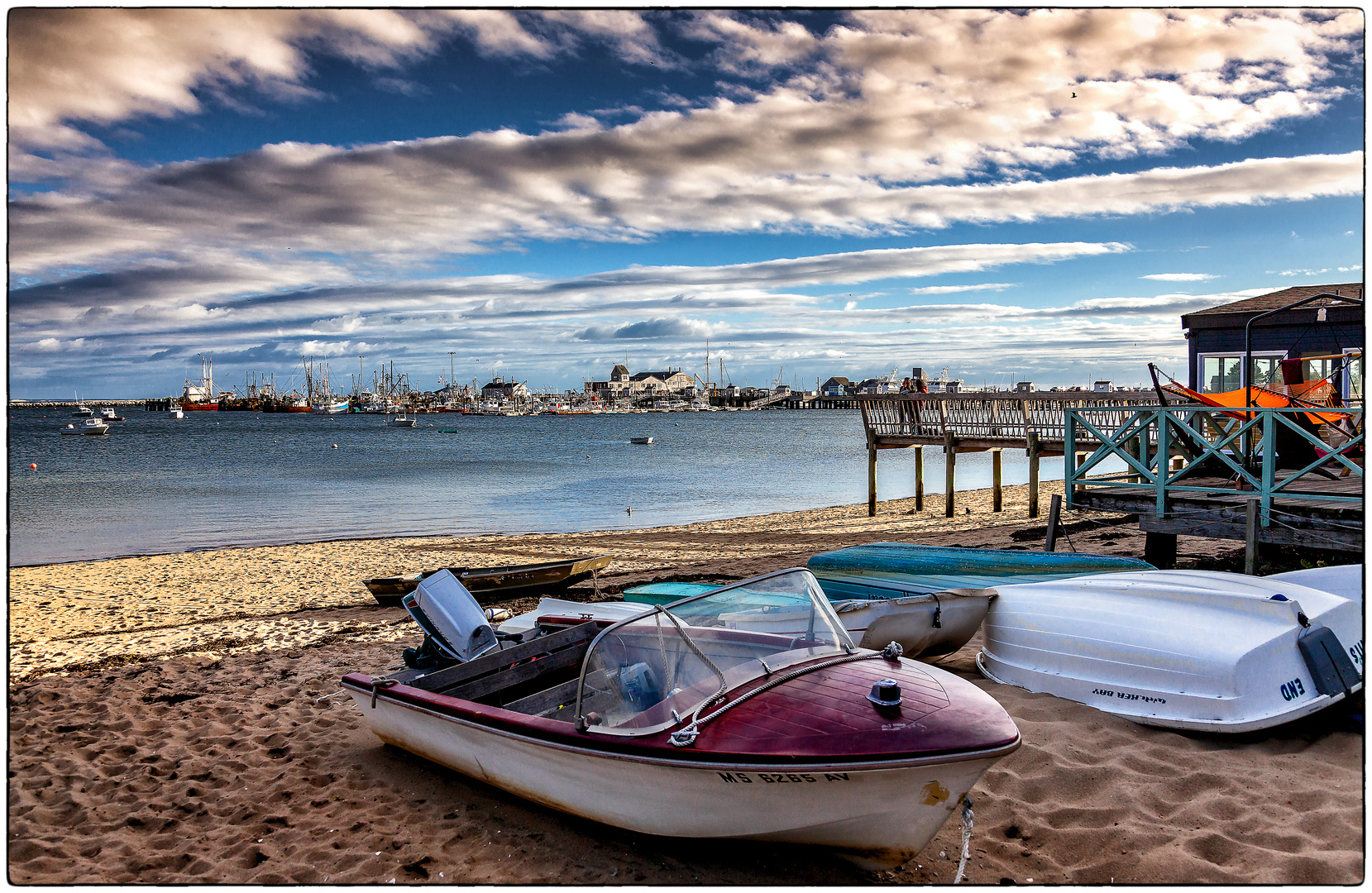 Boote am Strand