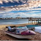 Boote am Strand