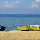 Boote am Strand