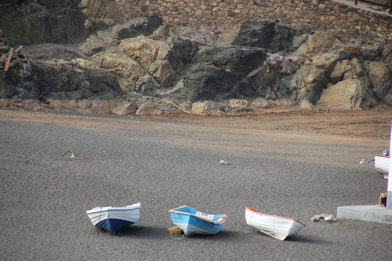 Boote am Strand