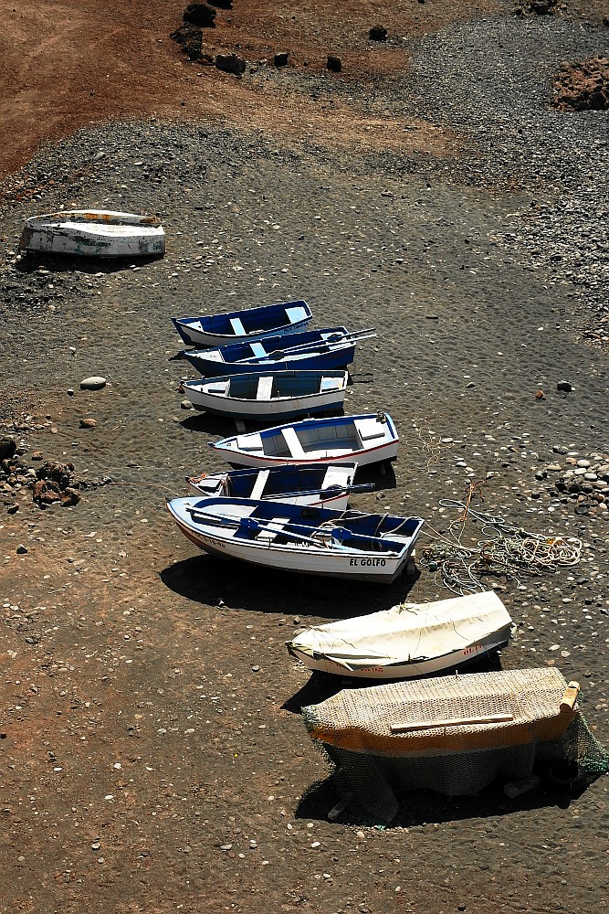 Boote am Strand