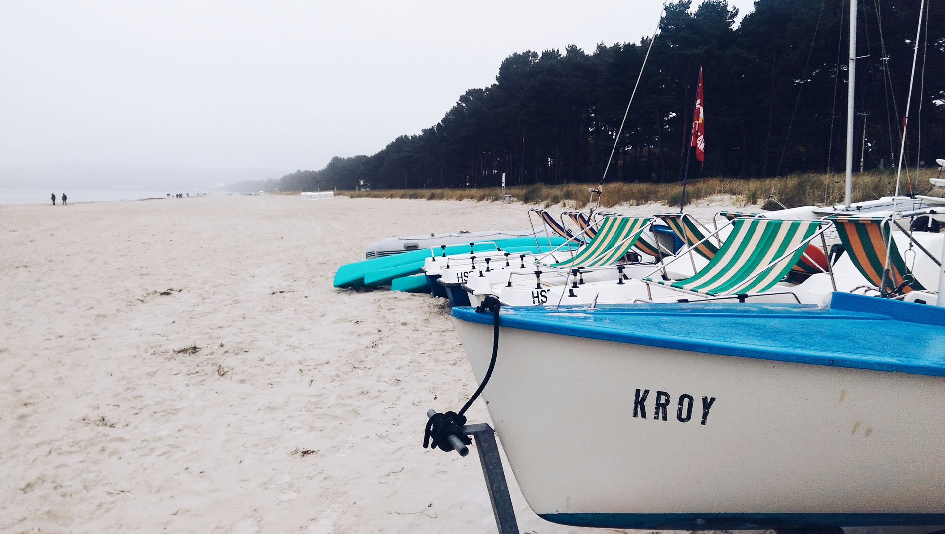 Boote am Strand (Binz/Rügen)