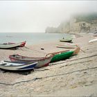 Boote am Strand