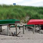 Boote am Strand von Graal-Müritz