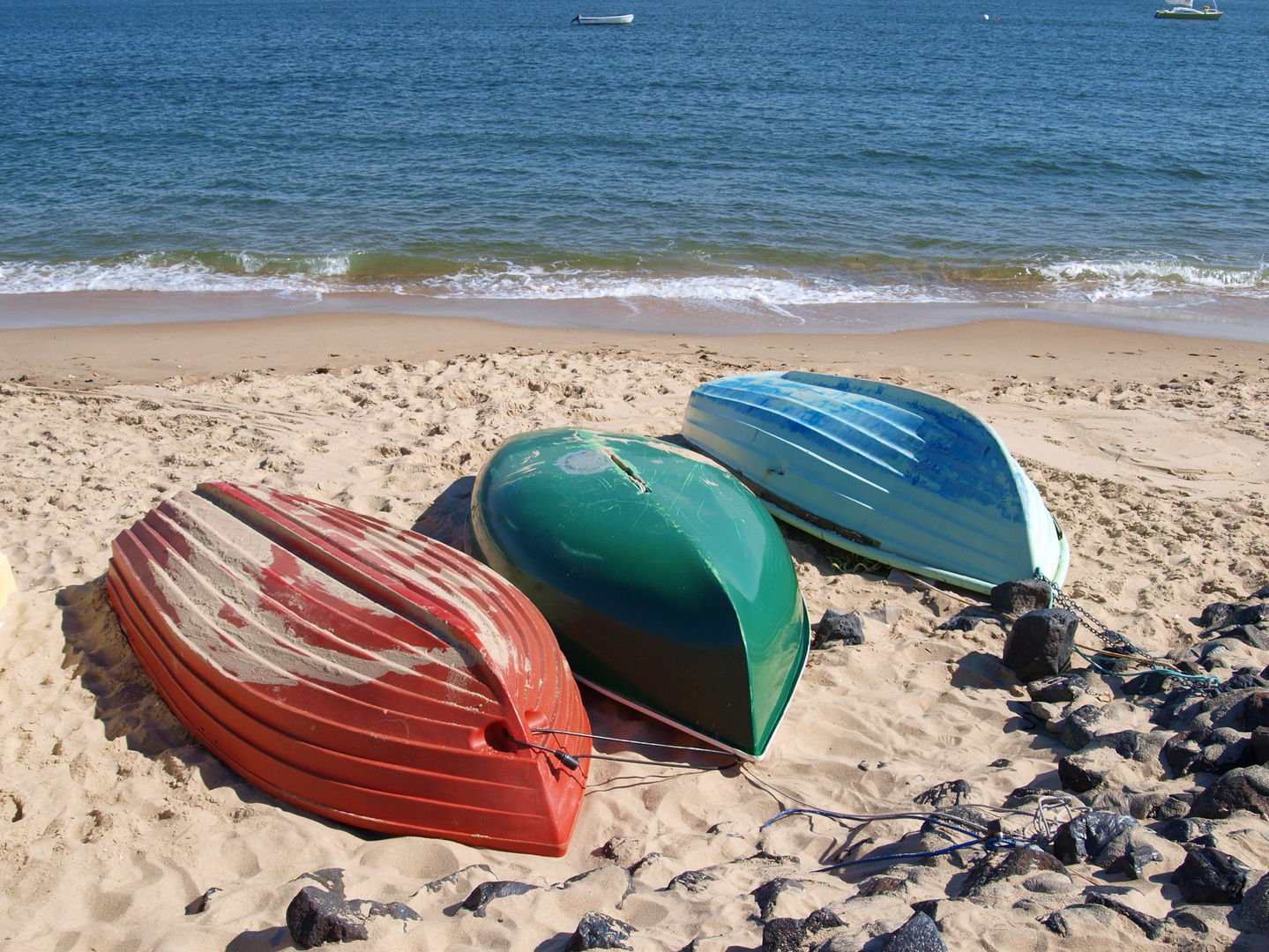 Boote am Strand von List