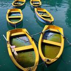 Boote am Sun Moon Lake