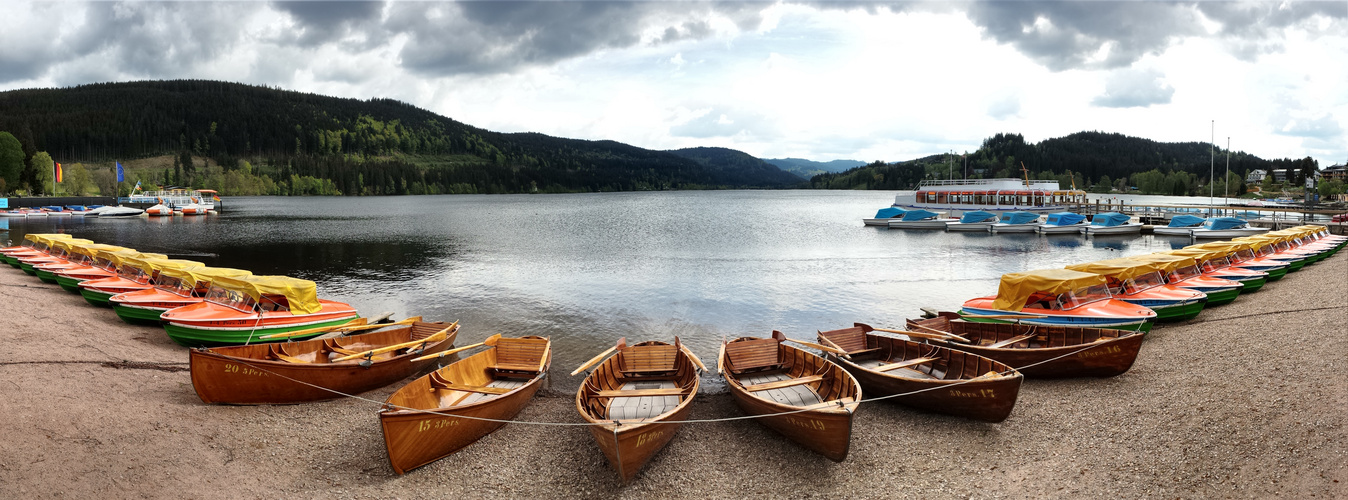 Boote am Titisee