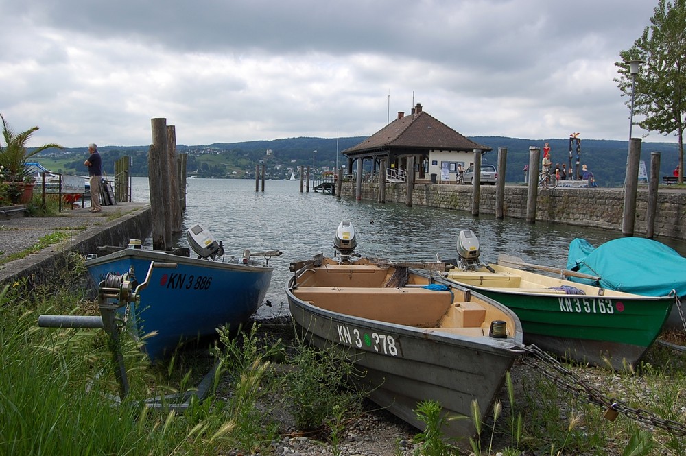 Boote am Ufer