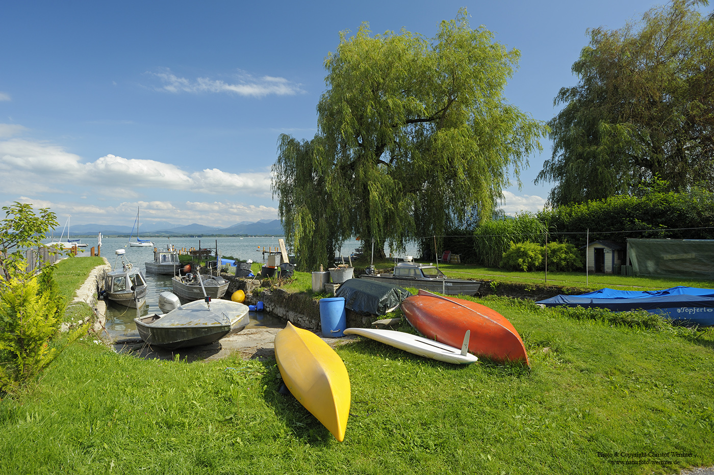 Boote am Ufer