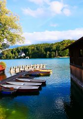 Boote am Walchensee