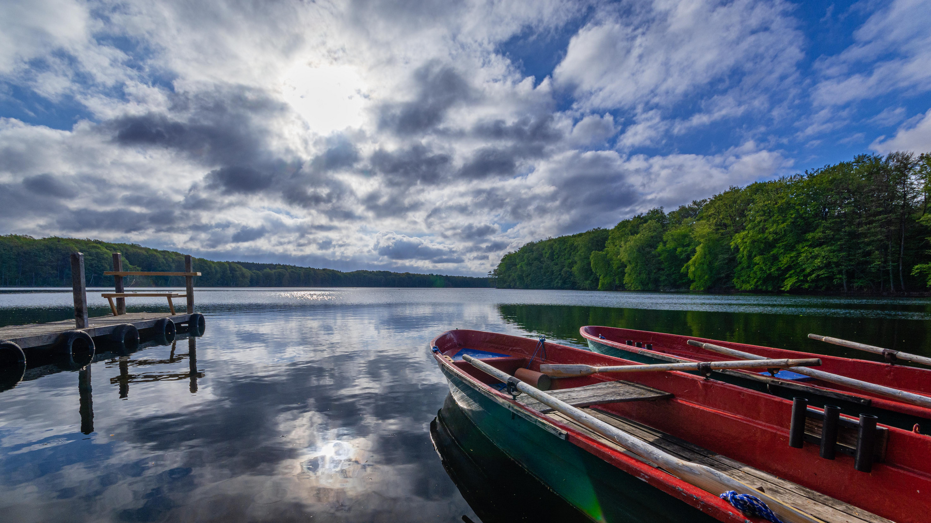 Boote am Wolgastsee_