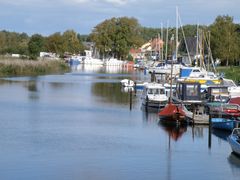 Boote an der Barthe