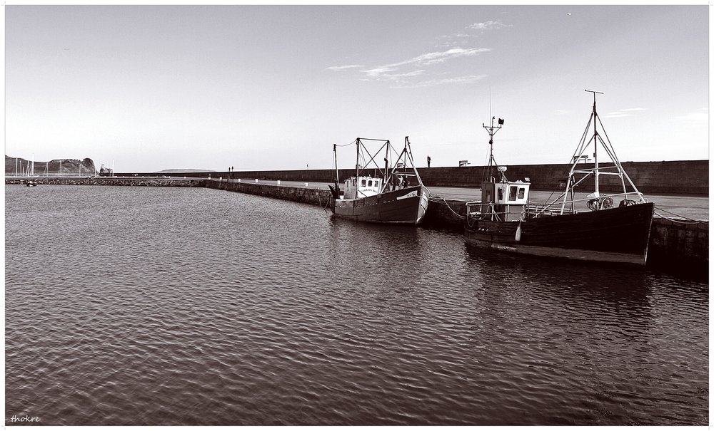 Boote an der Küste - Dublin II