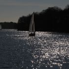 Boote auf dem Halterner Stausee