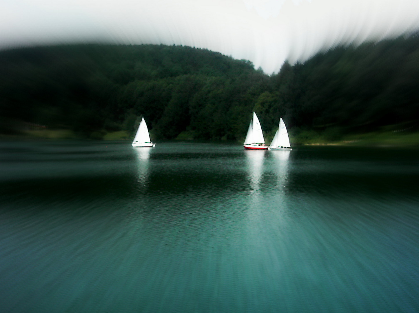 Boote auf dem Hennesee