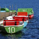 Boote auf dem Laacher See