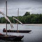 Boote auf der Loire