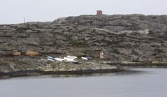 Boote auf Felsen