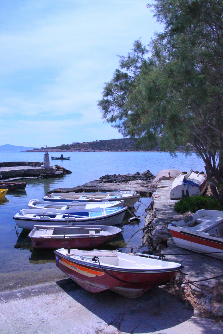 Boote auf Paros